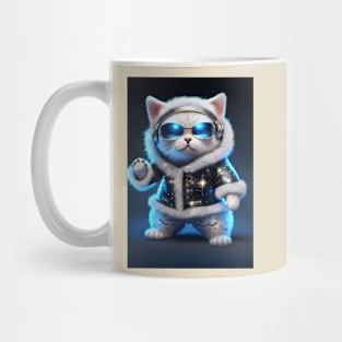 Cute Cosmic Cat - Anime Art design Mug